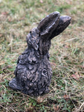 Wood Effect Baby Bunny Rabbit Garden Ornament