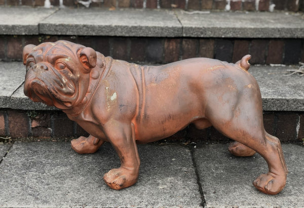 Rusty the Bulldog Garden Ornament