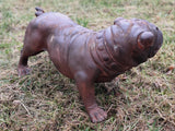 Rusty the Bulldog Garden Ornament