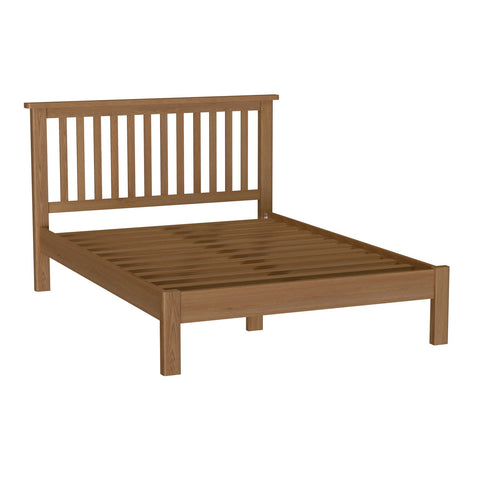 Oak & Hardwood Rustic Double Bed