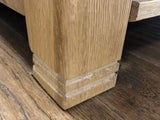 Weathered Oak "His" Wardrobe