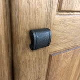 Weathered Oak "His" Wardrobe