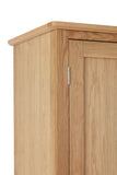 Light Oak Effect Gents Wardrobe