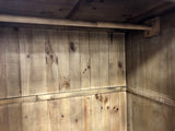 Weathered Oak "His" Wardrobe