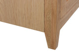 Light Oak Effect Gents Wardrobe