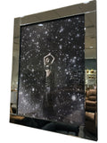 Liquid Art Mirror Frame Starstruck Model in Rain Wall Hanging Picture