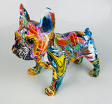 Multicolour Graffiti French Bulldog Ornament