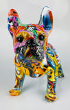 Multicolour Graffiti French Bulldog Ornament