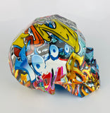 Multicolour Graffiti Skull Ornament