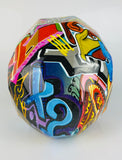 Multicolour Graffiti Skull Ornament