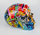 Multicolour Graffiti Skull Ornament