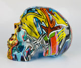 Multicolour Graffiti Skull Ornament