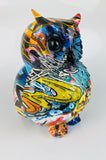 Multicolour Graffiti Barn Owl Ornament