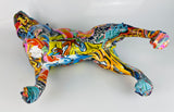 Multicolour Graffiti Small Staffordshire Bull Terrier Ornament