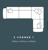 Ronan Modern Fabric Suite
