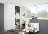 Glidestore Wardrobe in High Polish White