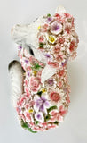 Flower Power Lamb Sitting Floral Pink Baby Sheep Ornament