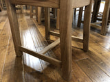 Weathered Oak Ladder Back Dining Chair