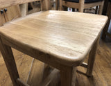 Weathered Oak Ladder Back Dining Chair