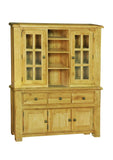 Weathered Oak Medium Buffet & Hutch