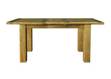 Reclaimed Weathered Distressed Extending Butterfly Oak Dining Table