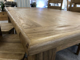 Weathered Oak Large Extending Butterfly Table