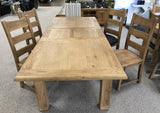 Weathered Oak Large Extending Butterfly Table