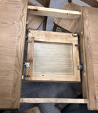 Weathered Oak Large Extending Butterfly Table