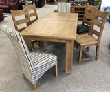 Weathered Oak Large Extending Butterfly Table