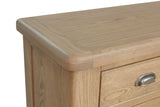 Warm Rustic Oak Effect Large Sideboard