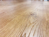 Reclaimed Oak Maxi Dining Table with Faux Leather Chair / Bench