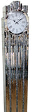 New York Diamante Art Deco Mirrored Grandfather Clock