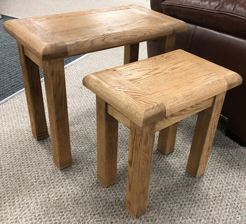 Weathered Oak Nest of Tables