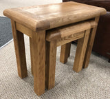 Weathered Oak Nest of Tables