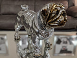 Silver Electroplated Standing Pug Ornament