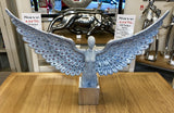 Large Silver Spread Angel Wings Diamante & Mosaic Ornament
