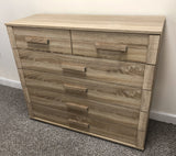 Phoenix Sonoma Oak Over Bed Storage Unit & Combi Wardrobe