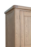 Warm Rustic Oak Effect Larder Unit