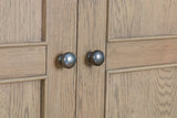 Warm Rustic Oak Effect Larder Unit