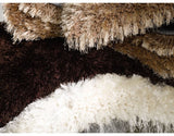 Pearl Chocolate Brown 7cm Thick Shag Pile Floor Rug