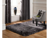 Pearl Dark Grey 7cm Thick Shag Pile Floor Rug