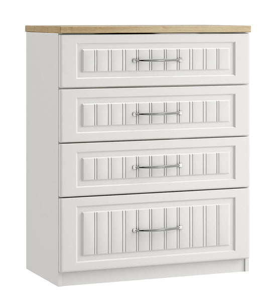 Portofino 4 Drawer Chest of Drawers (with One Deep Drawer)