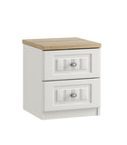 Portofino 2 Drawer Bedside Chest of Drawers