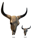 Large Wall Mounted Cow Skull Ornament