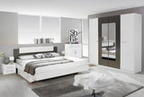 Borba Contrast Hinged Mirrored Door Wardrobe