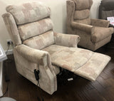 Lincoln Electric Tilt Action Recliner Chair - Autumn Mosaic