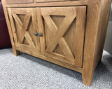 Maxi Oak X Shape Buffet Sidetable