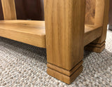 Weathered Oak Small Console Table