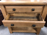 Weathered Oak Small Console Table