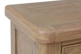 Warm Rustic Oak Effect 1 Drawer Sideboard